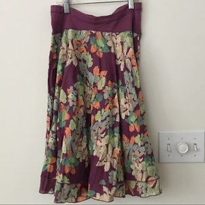 Free People flowing midi skirt